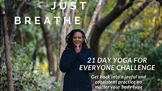 21-Day Yoga Challenge graphic.