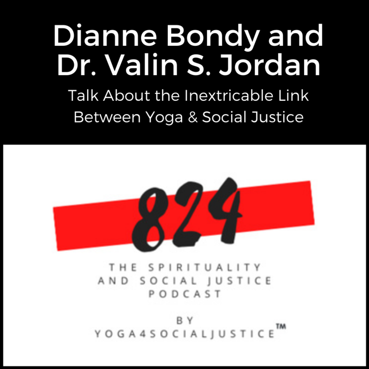 Graphic promoting podcast with Dr. Valin S. Jordan and Dianne Bondy.